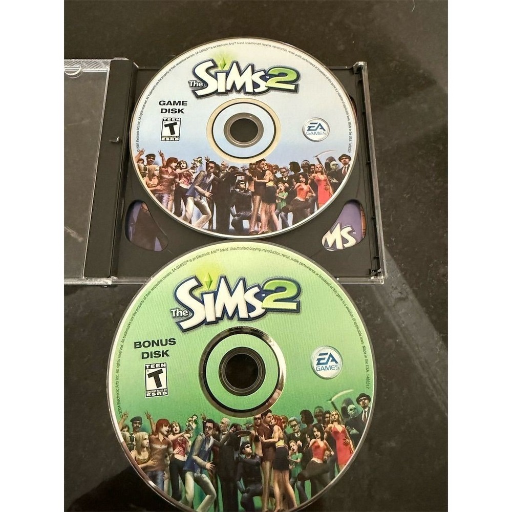 The Sims 2 Special DVD Edition PC Game 2004‎ Simulation EA and bonus disc